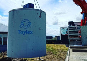 A Taylex treatment system being installed in Geelong.