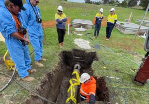 Water main installation across Victoria