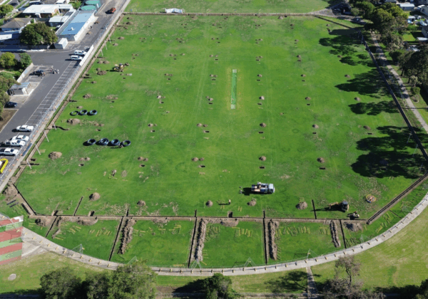 Ervin Reserve iriigation systems in Geelong